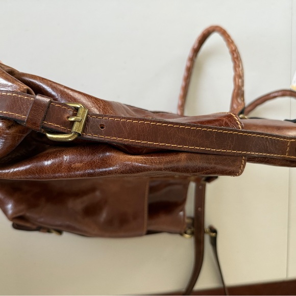 Patricia Nash Cognac Leather Bag - Picture 12 of 16